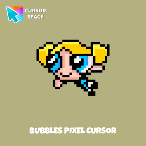 Bubbles Pixel cursor arrow cursor